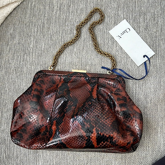 Claire V. NWT Sissy Python Bag - Picture 3 of 6